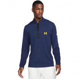 Nike University of Michigan Dri-FIT Victory Half-Zip Golf Top Pullover
