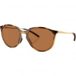 Oakley Womens Sielo Polished Brown Tortoise Sunglasses - Prizm Bronze Polarized Lens
