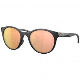 Oakley Womens Spindrift Matte Black Sunglasses - Prizm Rose Golf Polarized Lens