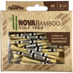Pride Sports Nova Bamboo 3 1/4 Golf Tees - 45 Pack