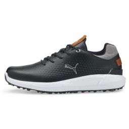 PUMA IGNITE Articulate Leather Golf Shoes - PUMA Black/PUMA Silver