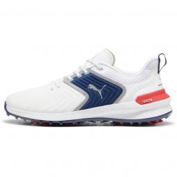 PUMA IGNITE INNOVATE Golf Shoes 2024 - Puma White/Persian Blue/Strong Red