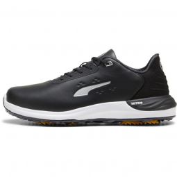 PUMA PHANTOMCAT NITRO Golf Shoes 2024 - Puma Black/Puma Silver/Yellow Sizzle