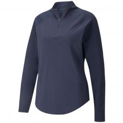 PUMA Womens Shine 1/4 Zip Golf Pullover - ON SALE
