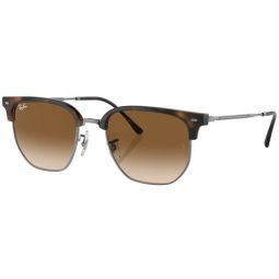Ray-Ban New Clubmaster Polished Havana Sunglasses - Brown Lens