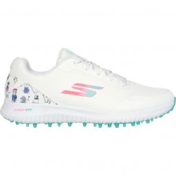 Skechers Womens GO GOLF Max Dogs At Play Golf Shoes - White/Multi