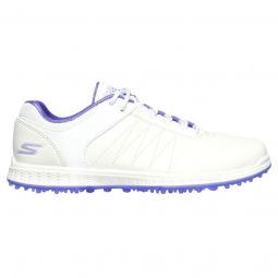 Skechers Womens GO GOLF Pivot Golf Shoes - White/Purple