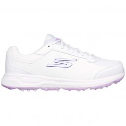 Skechers Womens GO GOLF Prime Golf Shoes - White/Lavender