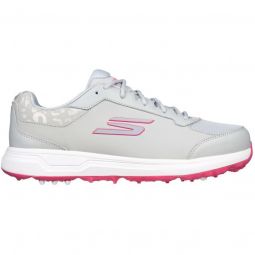 Skechers Womens GO GOLF Prime Golf Shoes - Gray/Pink