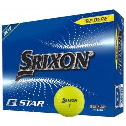 Srixon Q-STAR 6 Golf Balls - Yellow