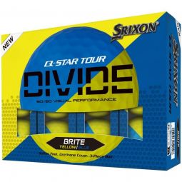 Srixon Q-STAR Tour Divide 2 Golf Balls - Yellow/Blue