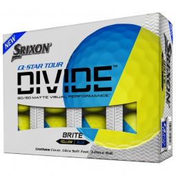 Srixon Q-STAR Tour Divide Golf Balls - Yellow/Blue