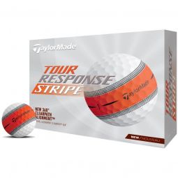 TaylorMade Tour Response Stripe Golf Balls 2024 - Orange