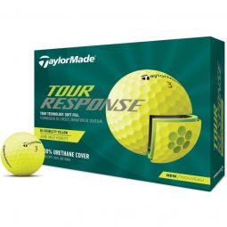 TaylorMade Tour Response Golf Balls 2024 - Yellow