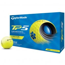 TaylorMade TP5 Golf Balls - Yellow