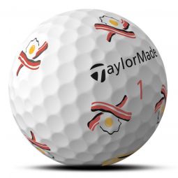 TaylorMade TP5 pix Bacon and Eggs Breakfast Golf Ball