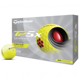 TaylorMade TP5x Golf Balls - Yellow