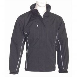 The Weather Company Womens Microfiber Full Zip Golf Jacket
