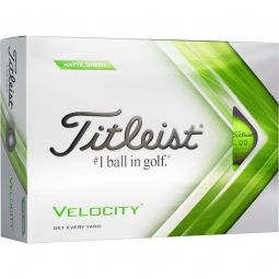 Titleist Velocity Golf Balls - Matte Green