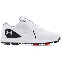 Under Armour UA Charged Draw RST Golf Shoes - White/Black