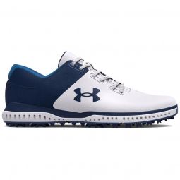Under Armour UA Charged Medal RST Golf Shoes - White/Academy