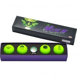 Volvik Vivid Marvel 3.0 Golf Ball Gift Set - Hulk
