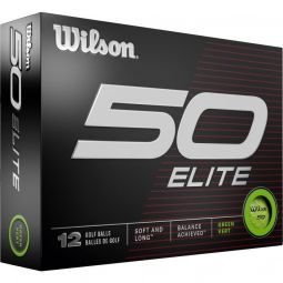 Wilson 50 Elite Golf Balls - Green