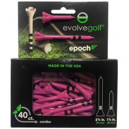 Epoch Performance Golf Tees 2.75 & 1.50 - Carls Golfland Logo