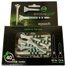 Epoch Performance Golf Tees 2.75 & 1.50 - Carls Golfland Logo