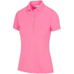 Greg Norman Womens Freedom Micro Pique Stretch Golf Polo - ON SALE