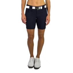 JoFit Womens Belted Everyday Golf Shorts - GB505