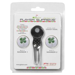 JP Lann Player Supreme Divot Tool and Golf Ball Marker Set