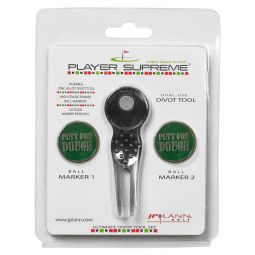 JP Lann Player Supreme Divot Tool and Golf Ball Marker Set