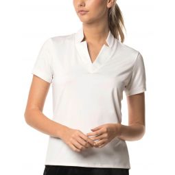 Lucky In Love Womens Chi Chi Golf Top