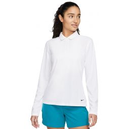 Nike Womens Dri-FIT Victory Long Sleeve Golf Polo - DH2316