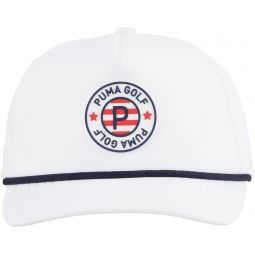 PUMA Pars And Stripes Rope Tech Snapback Golf Hat