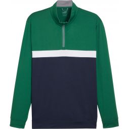 PUMA Pure Colorblock Quarter Zip Golf Pullover
