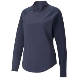 PUMA Womens Shine 1/4 Zip Golf Pullover - ON SALE