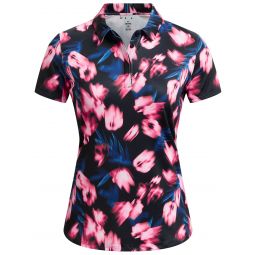 Under Armour Womens Zinger Blur Golf Polo Shirt