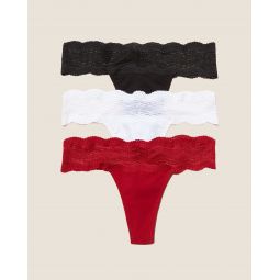 Dolce Thong - 3 pack set