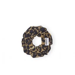Leopard Cotton Scrunchie
