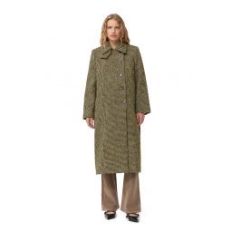 Woollen Checkered Coat