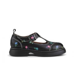 Flower Everyday Buckle Mary Jane Shoes