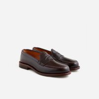 Alden for J.Crew cordovan penny loafers