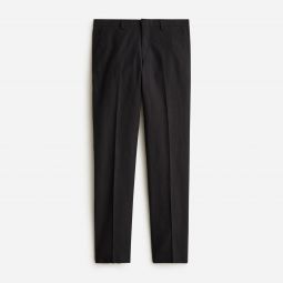 Ludlow Slim-fit unstructured suit pant in Irish cotton-linen blend