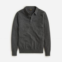 Cashmere collared sweater-polo