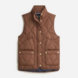 New quilted excursion vest