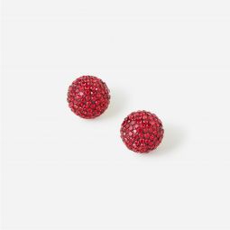 Crystal ball earrings