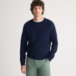Cashmere sweatshirt in marine stripe