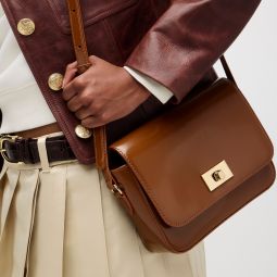 Edie crossbody bag in Italian leather